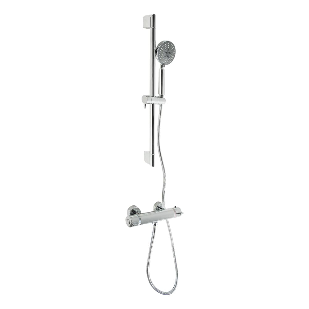 Robinet de douche thermostatique avec douchette Azzurra chrome TASSILI SUPRA