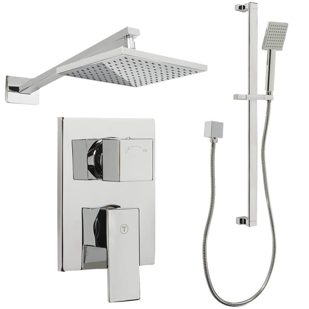 Robinet de douche avec douchette 1 poignée Brigitta chrome TASSILI SUPRA