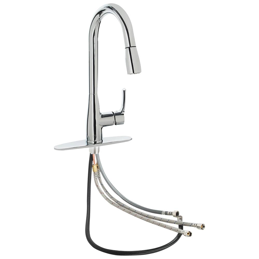 Robinet de cuisine à douchette rétractable 1 poignée Crizia chrome TASSILI