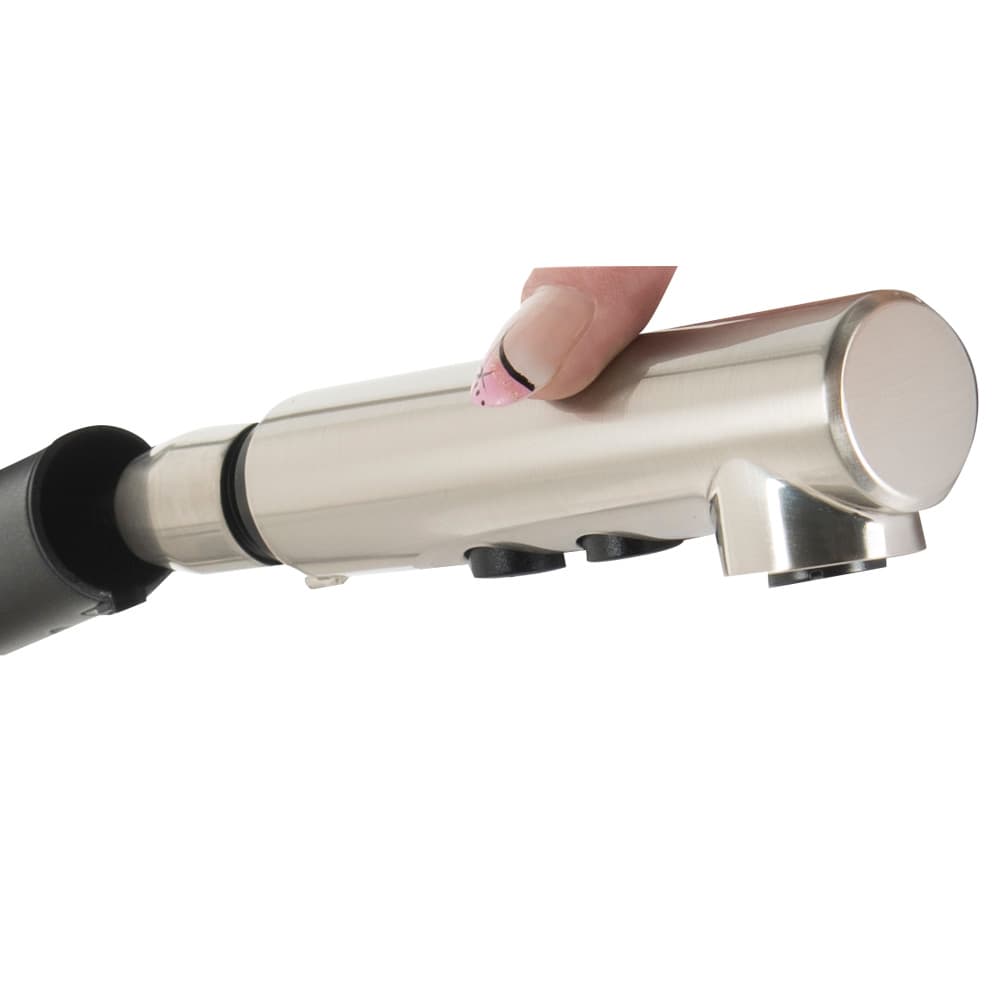 Robinet de cuisine à douchette rétractable 1 poignée Carlos nickel brossé noir TASSILI SUPRA