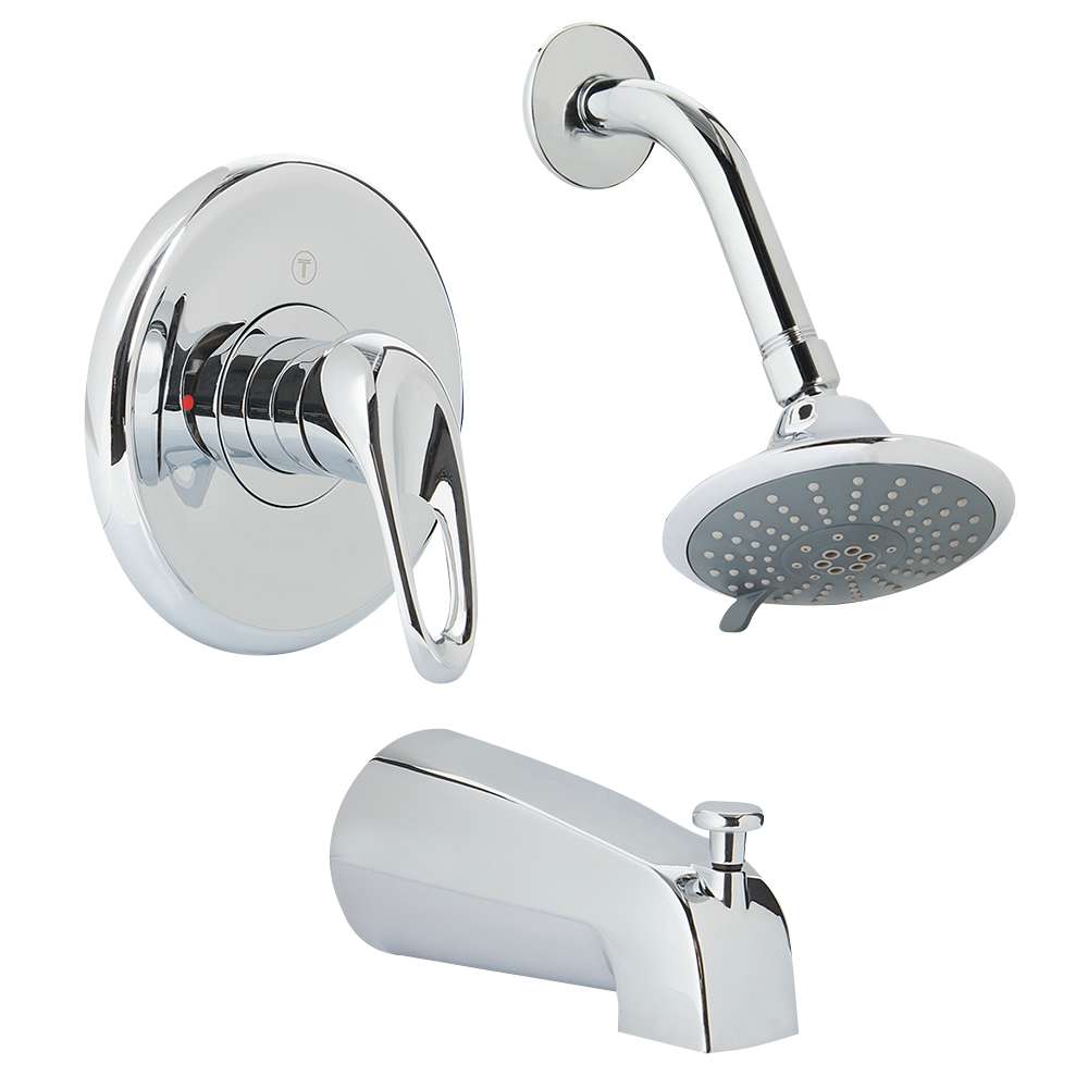 Robinet de baignoire-douche 1 poignée Ruben chrome TASSILI