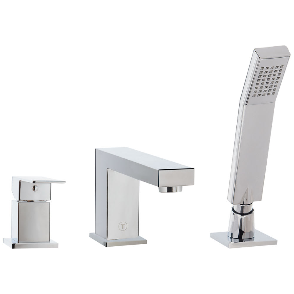 Robinet de baignoire avec douchette 1 poignée Tolomeo chrome TASSILI SUPRA