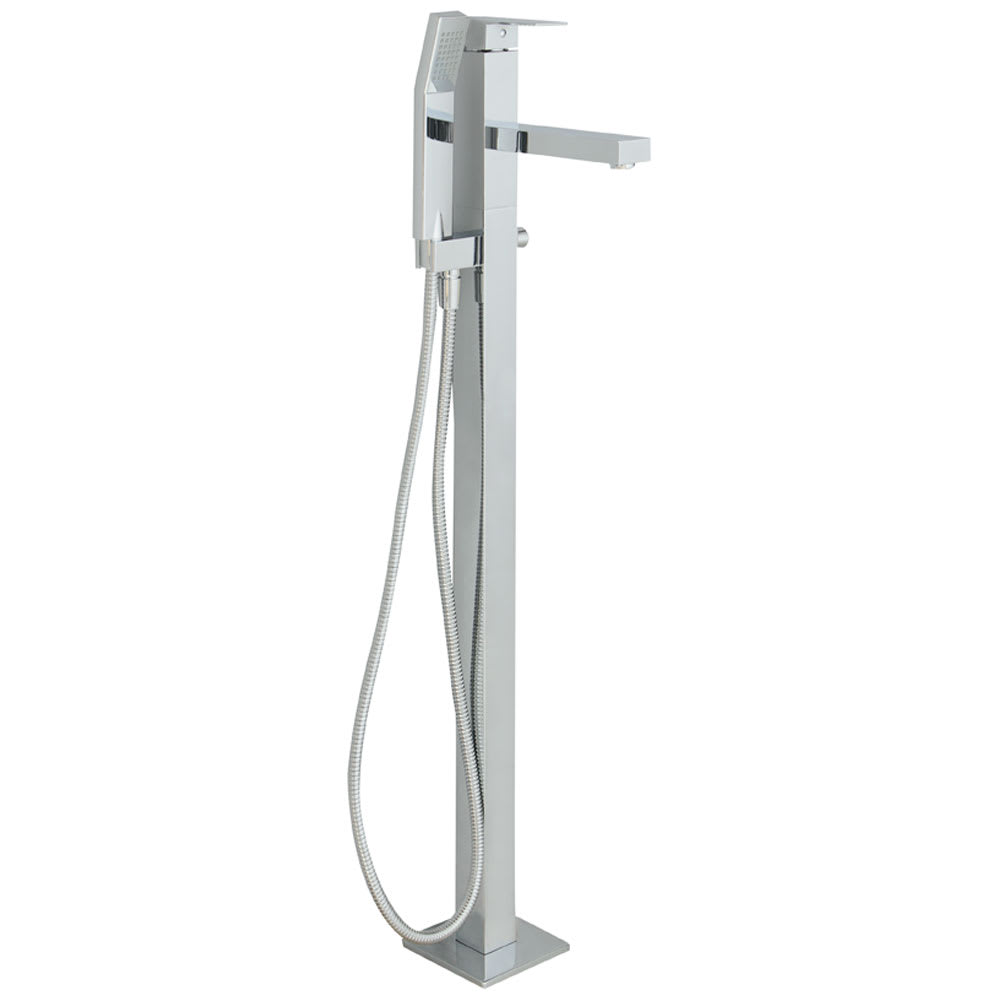 TASSILI SUPRA Tolomeo 1-Handle Freestanding Bathtub Faucet with Hand Shower Chrome
