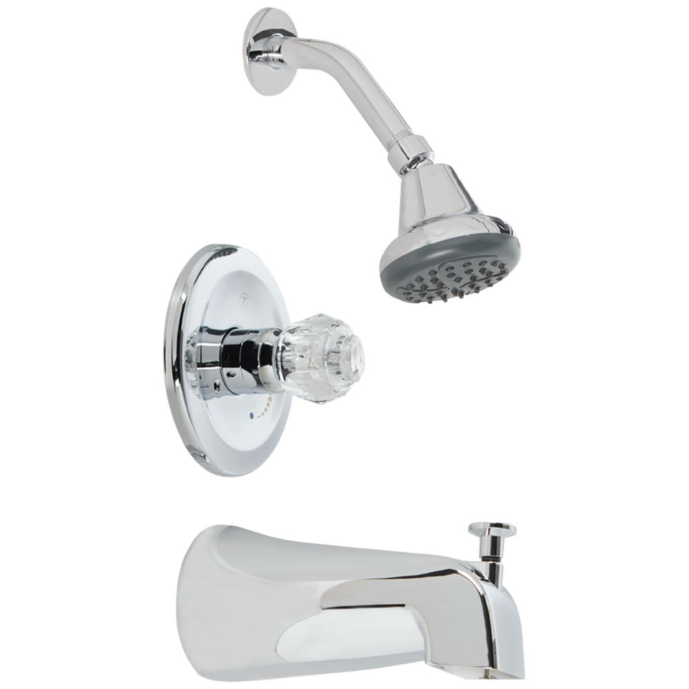 Robinet de baignoire-douche 1 poignée Alina chrome