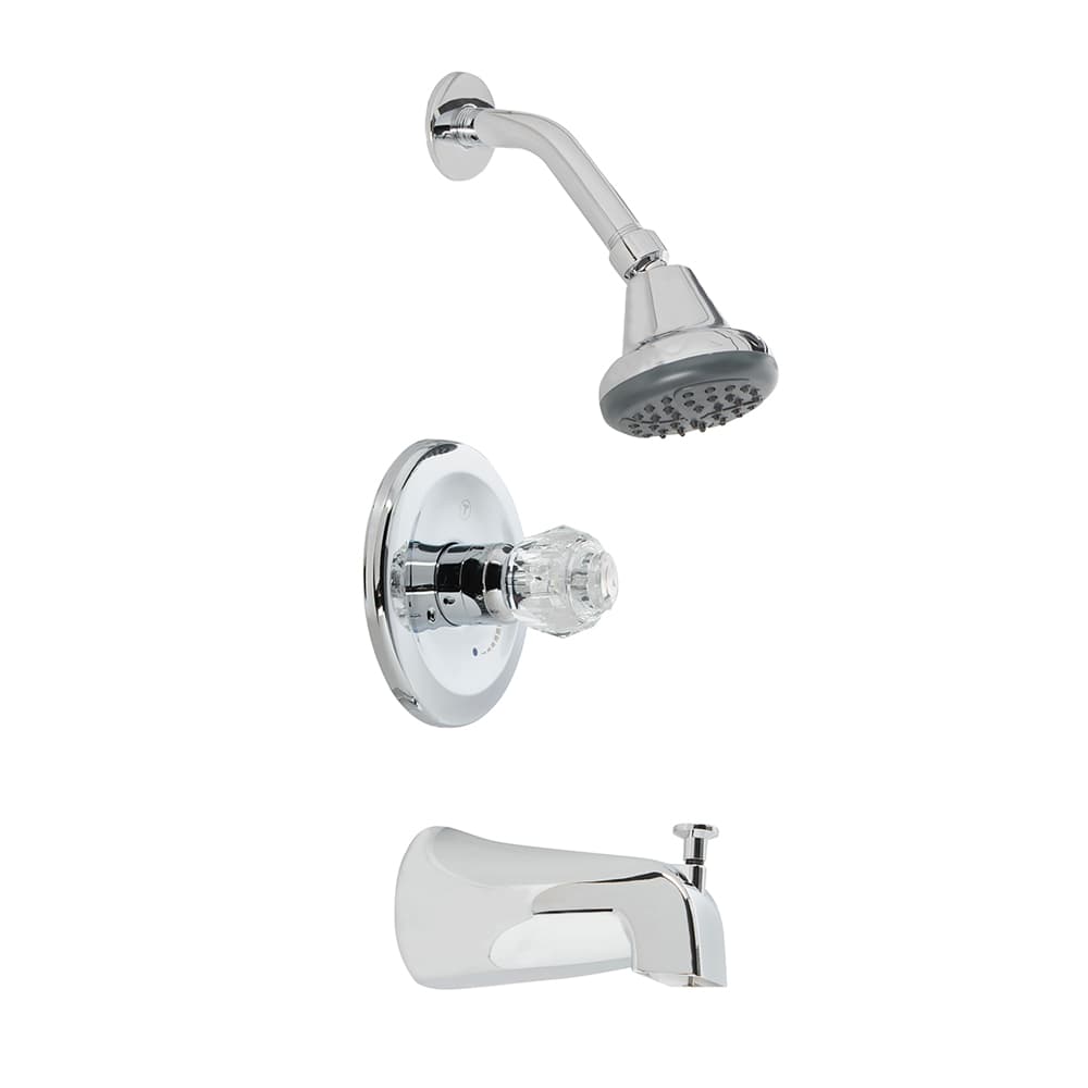 Robinet de baignoire-douche 1 poignée Alina chrome