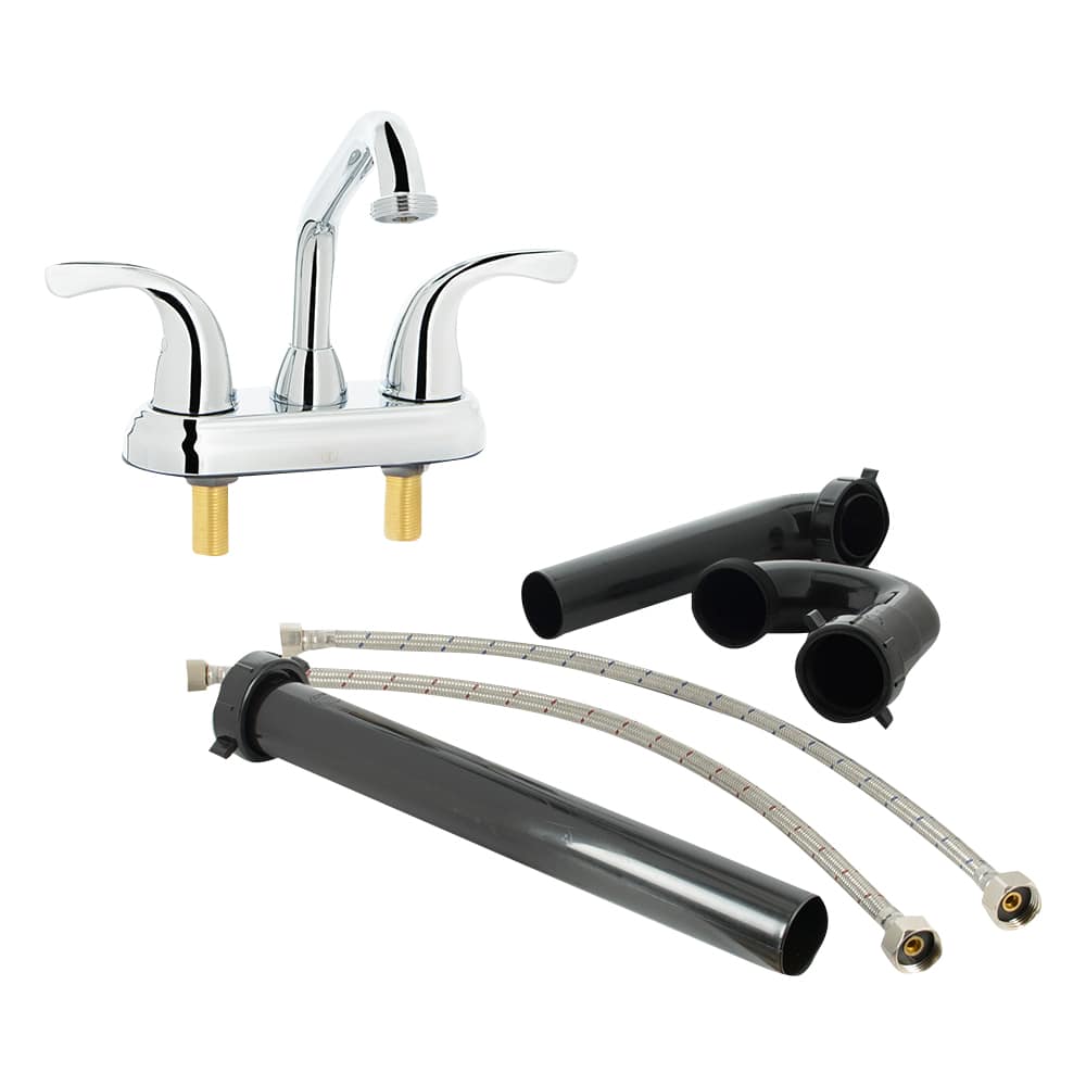 TASSILI Otto 2-Handle Laundry Tub Faucet Chrome