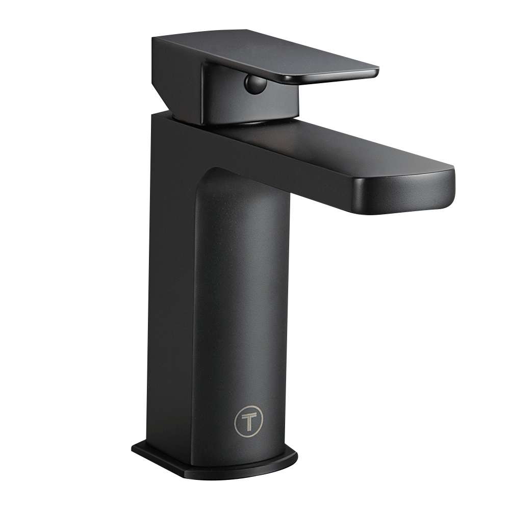 Robinet de lavabo 1 poignée Rinaldo noir TASSILI SUPRA