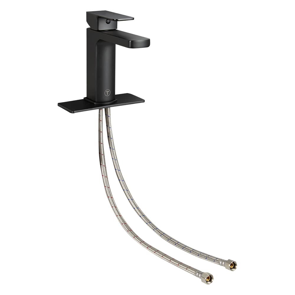 Robinet de lavabo 1 poignée Rinaldo noir TASSILI SUPRA