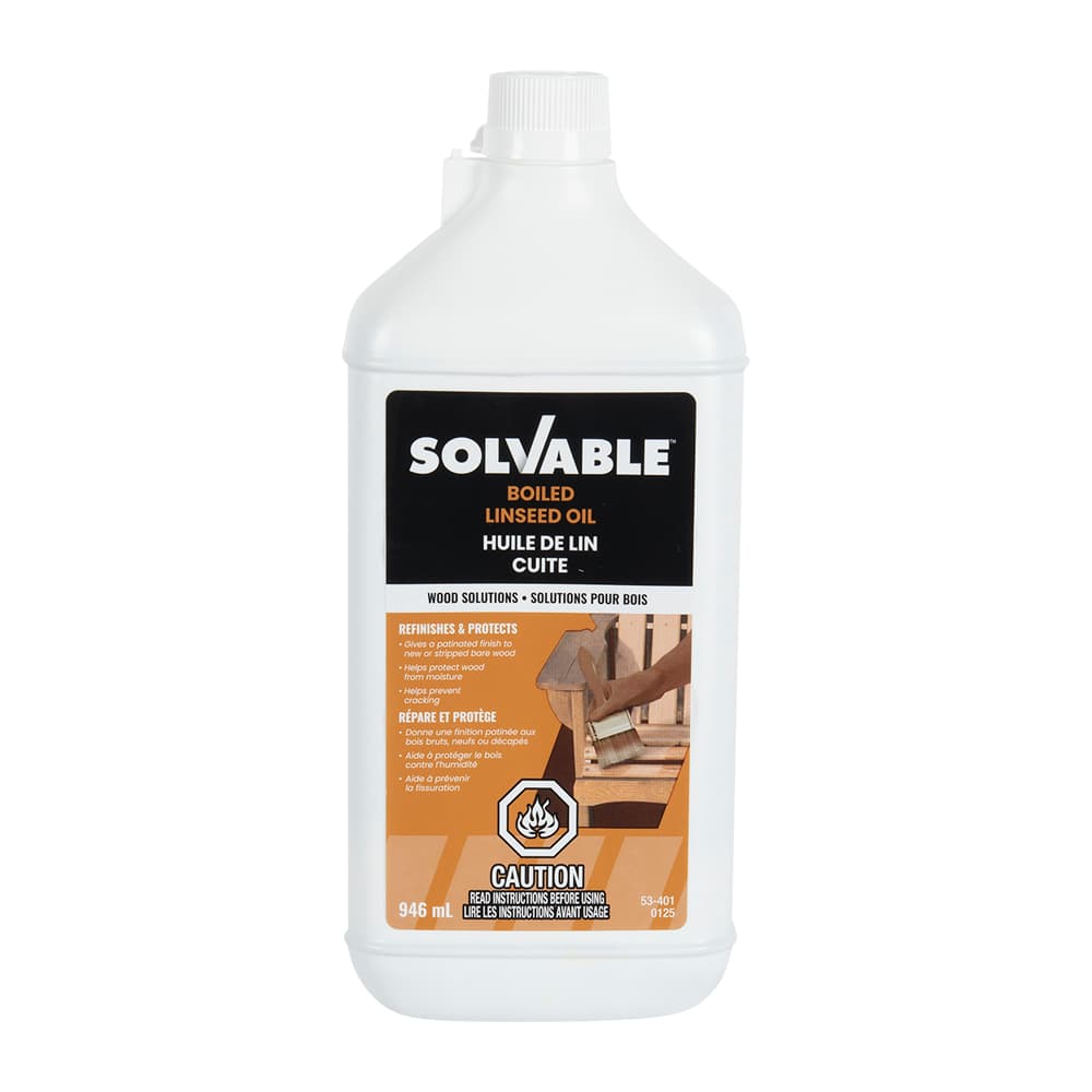 Huile de lin cuite 946 ml