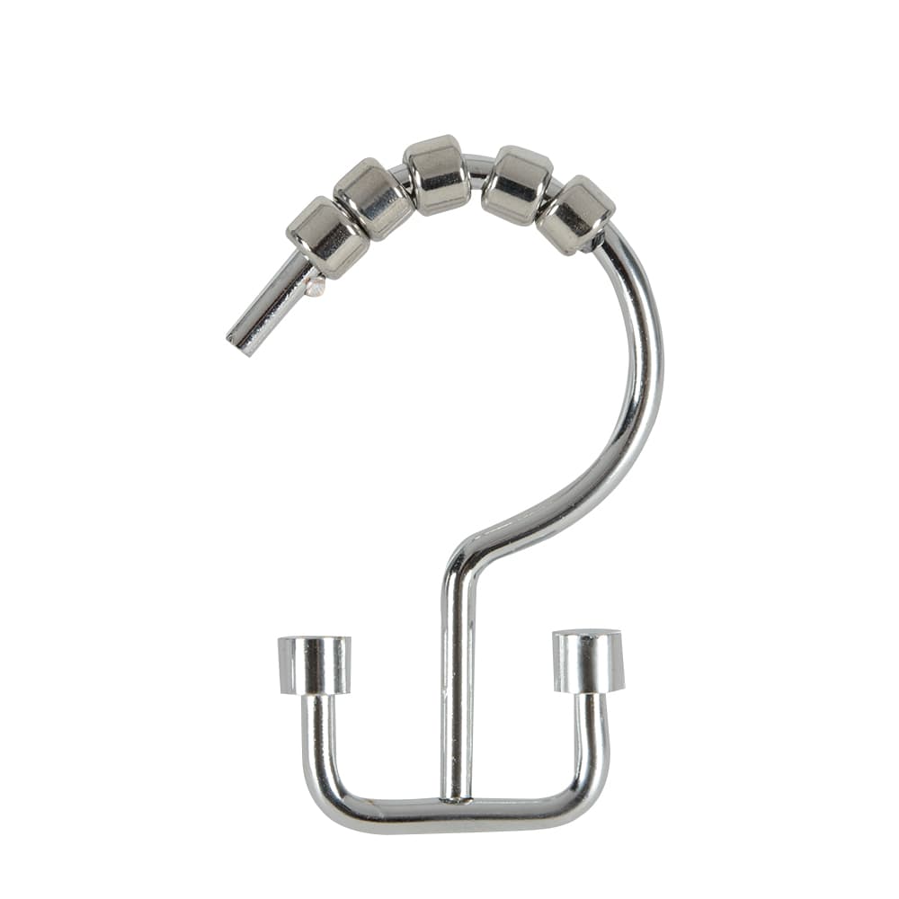 Crochets doubles pour rideau de douche Pqt/12