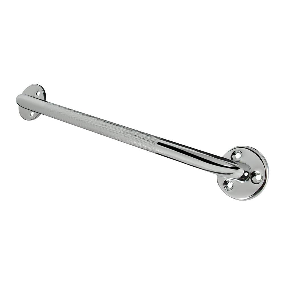 Barre d'appui de salle de bains chrome 24&nbsp;po