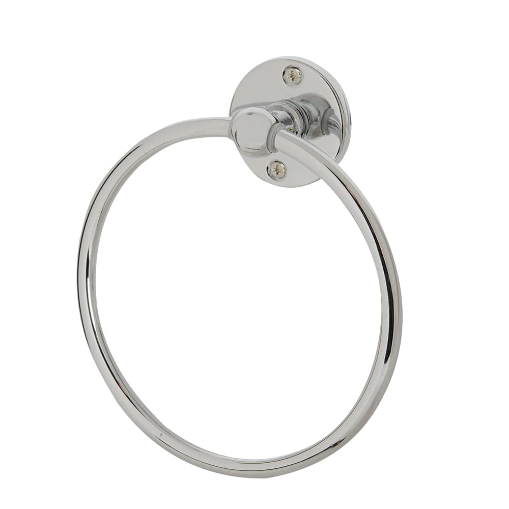 Euro Towel Ring Chrome
