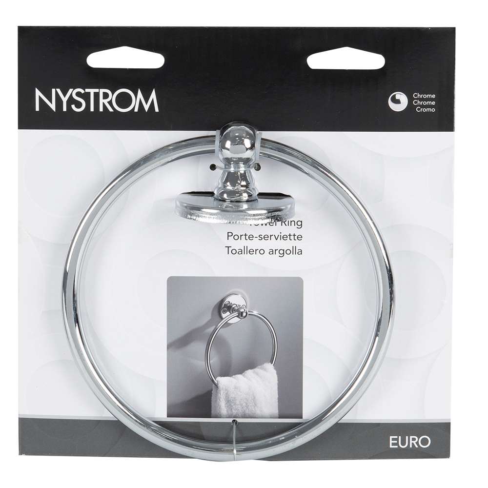 Anneau porte-serviette Euro chrome