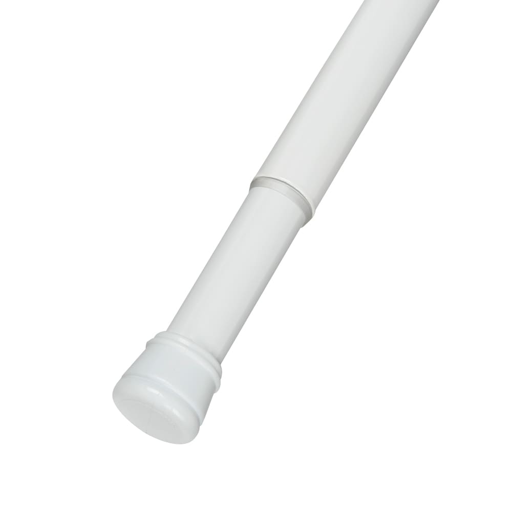 Tringle pour rideau de douche extensible blanche 39 3/4 po à 72 po TASSILI