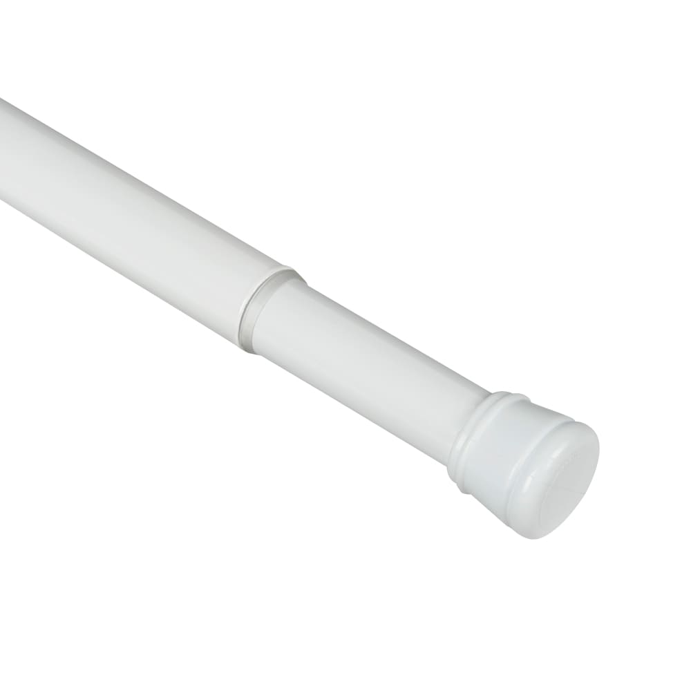 Tringle pour rideau de douche extensible blanche 39 3/4 po à 72 po TASSILI