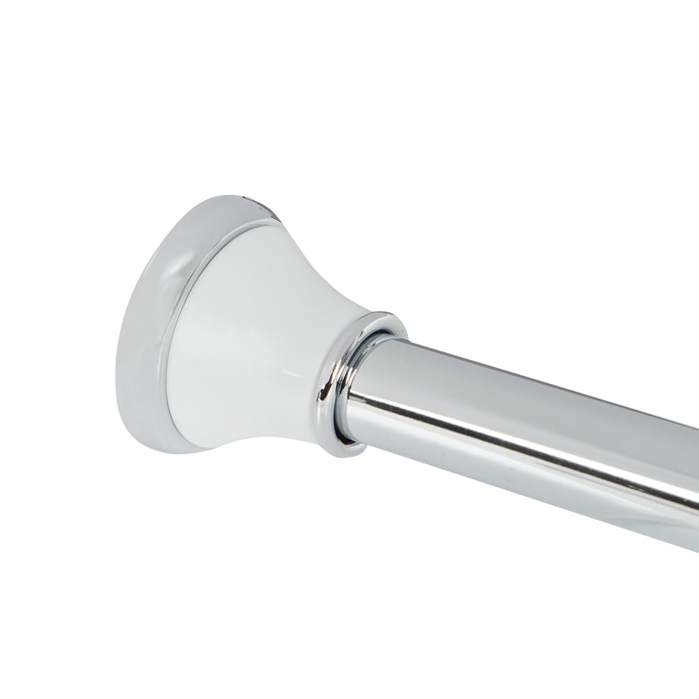Tringle pour rideau de douche extensible chrome 42 po à 72 po