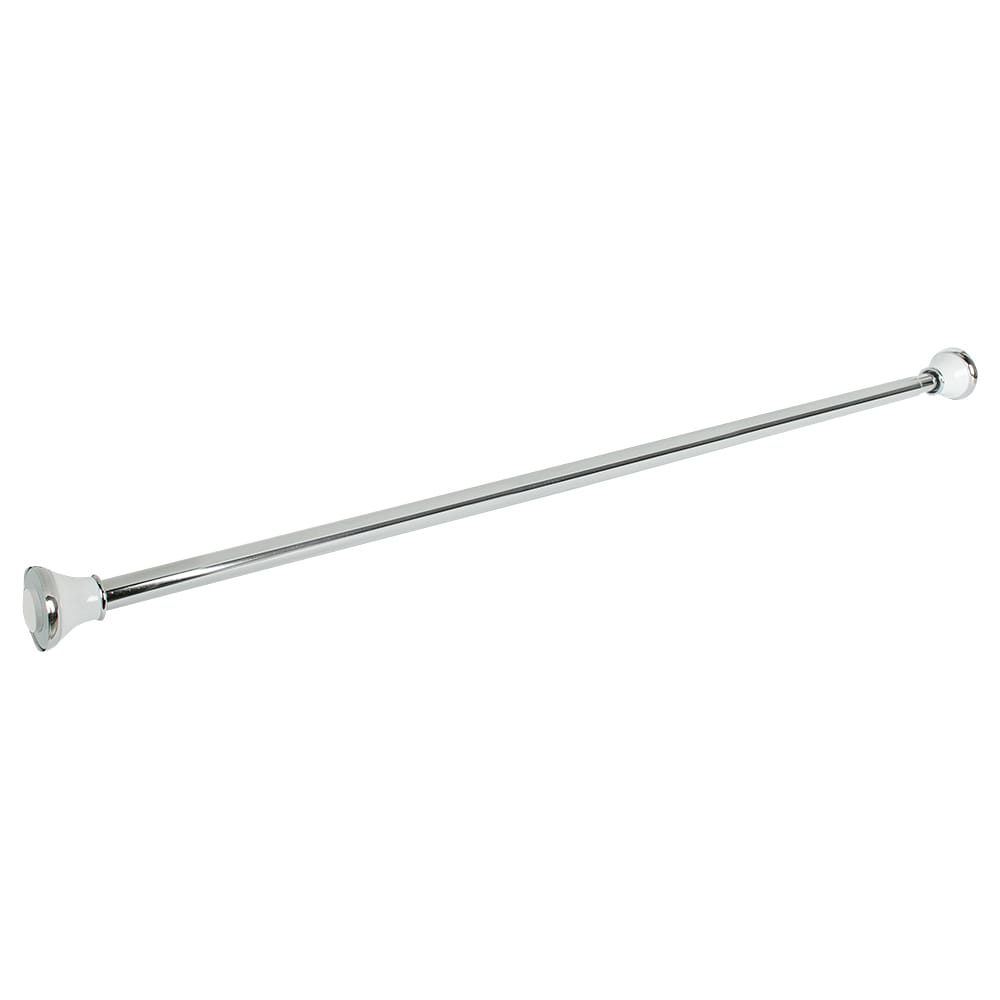 Tringle pour rideau de douche extensible chrome 42 po à 72 po