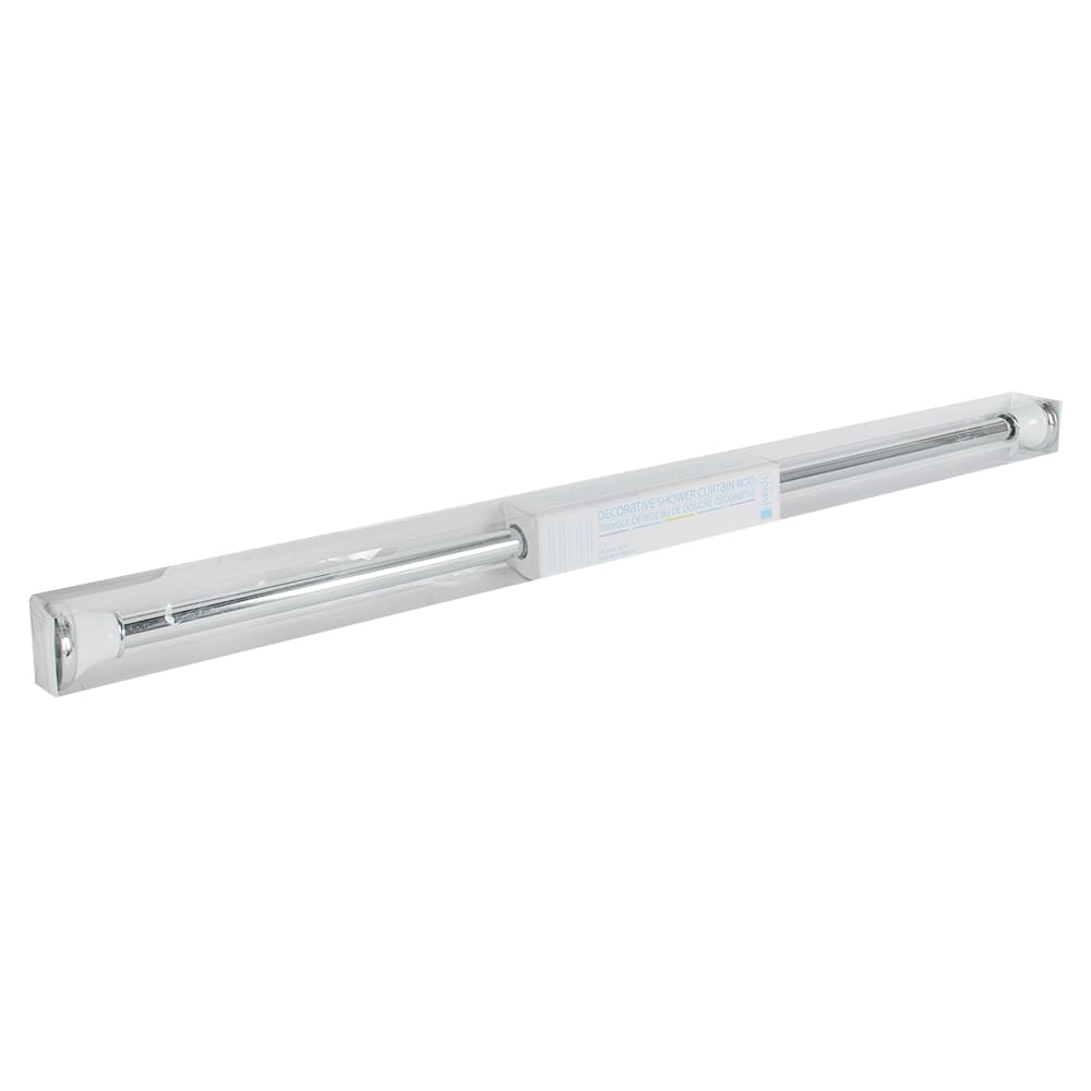 Tringle pour rideau de douche extensible chrome 42 po à 72 po