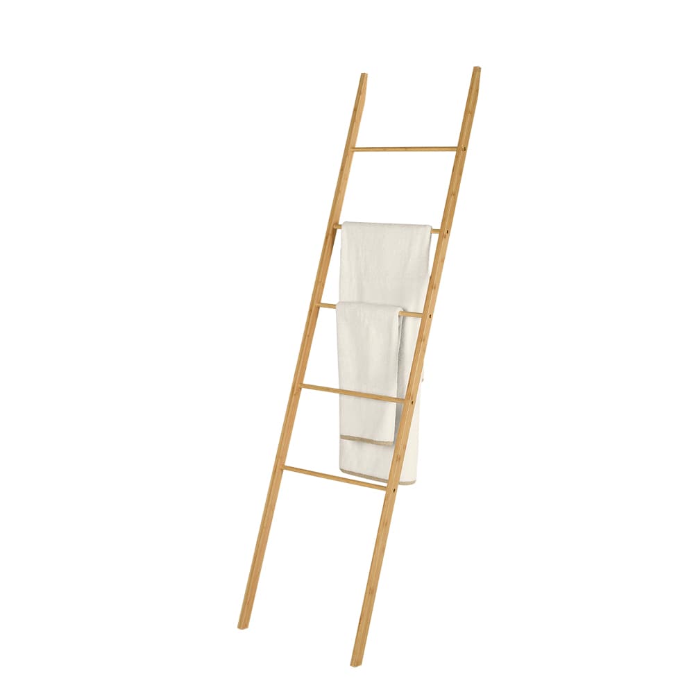 Porte-serviette échelle en bambou