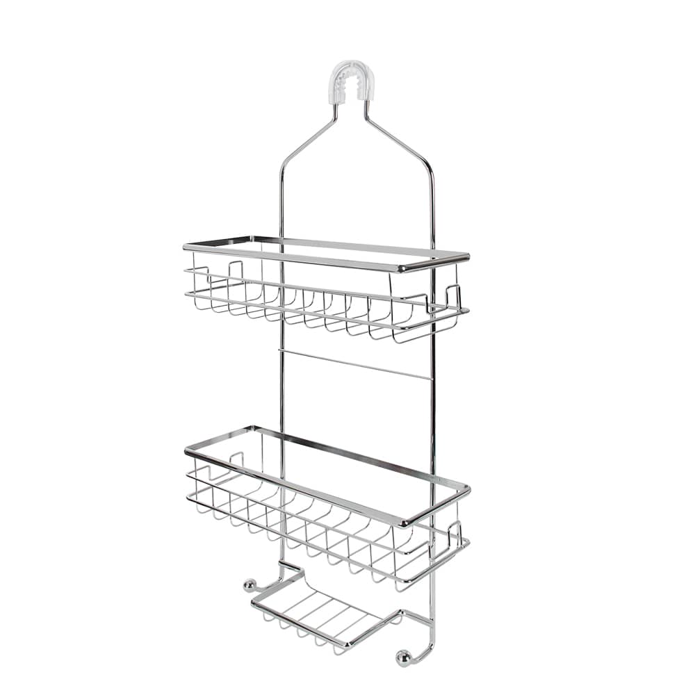 Valet de douche chrome