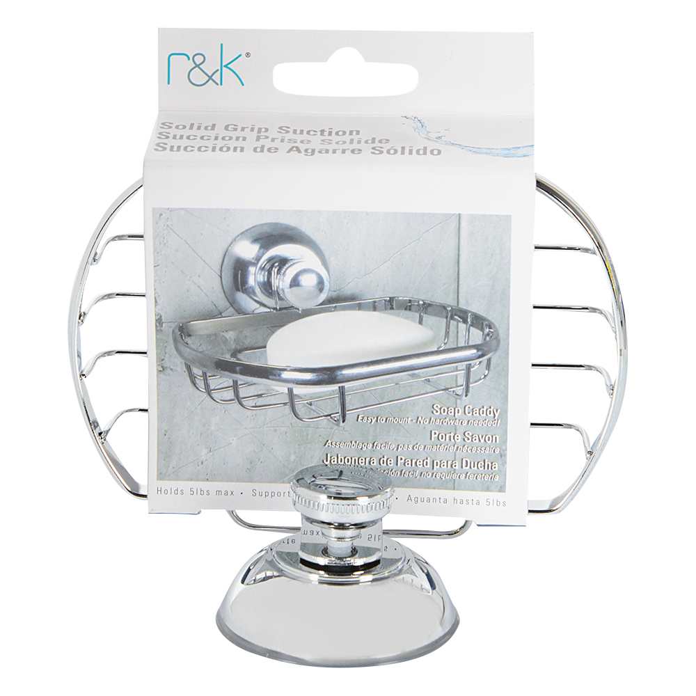 Suction Cup Soap Dish Chrome