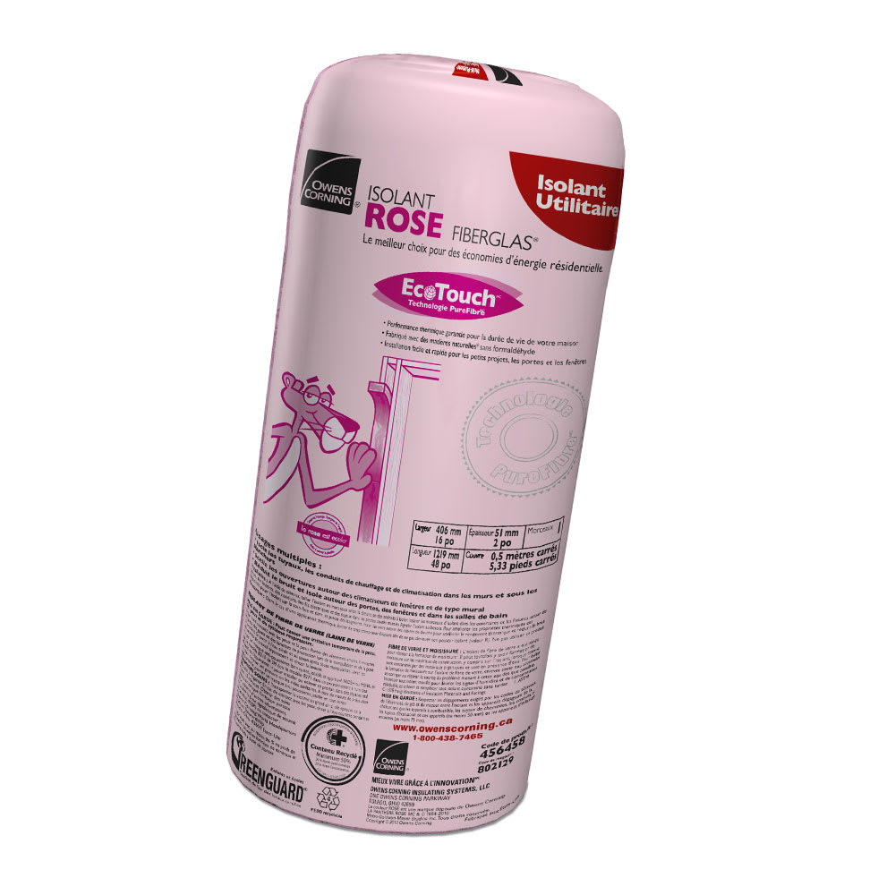 OWENS CORNING Fibreglass Multipurpose Thermal Insulation 2&nbsp;in.&nbsp;x&nbsp;16&nbsp;in.&nbsp;x&nbsp;48&nbsp;in.