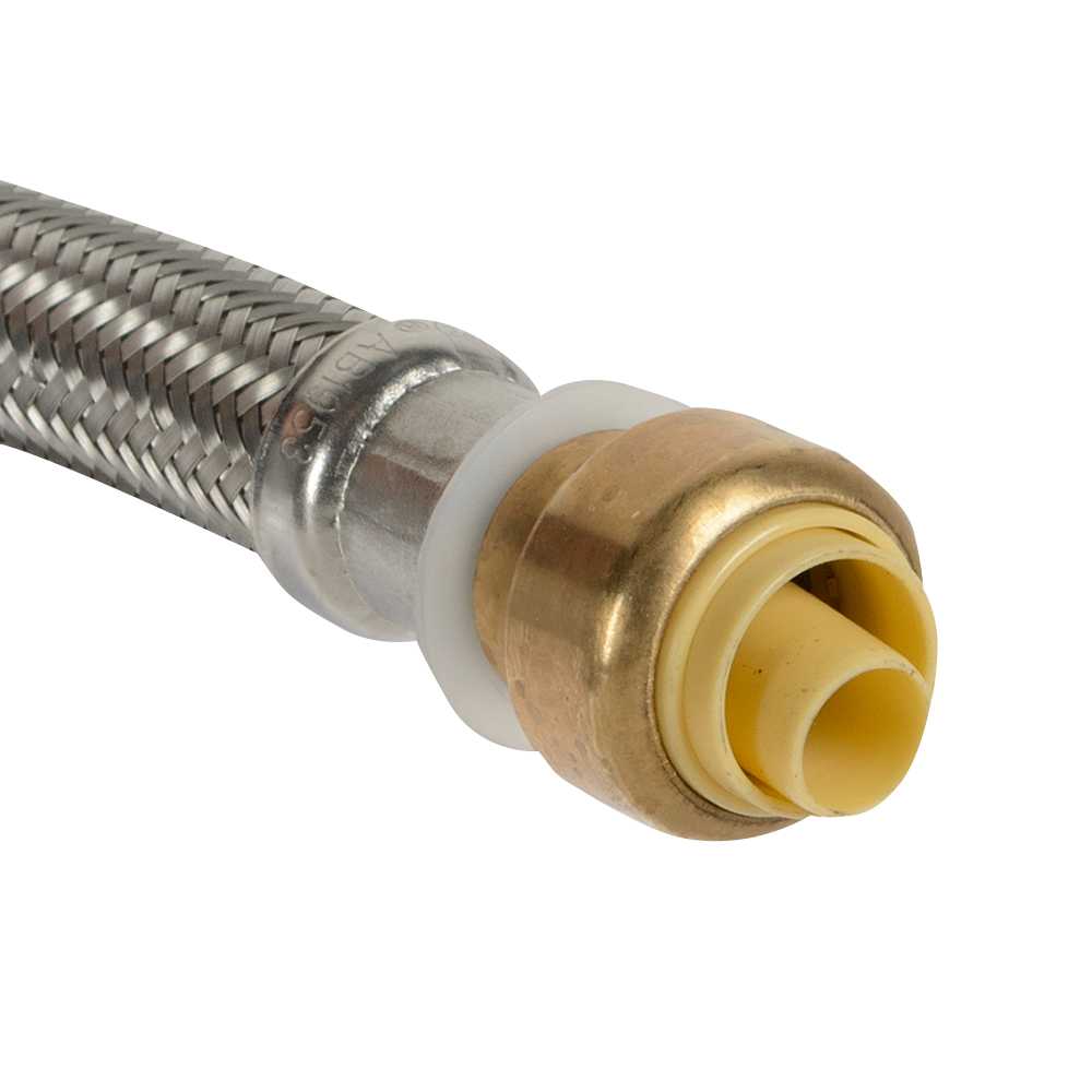 Connecteur tressé 1/2&nbsp;po&nbsp;x&nbsp;1/2&nbsp;po&nbsp;RAP x 18&nbsp;po NEKTRA