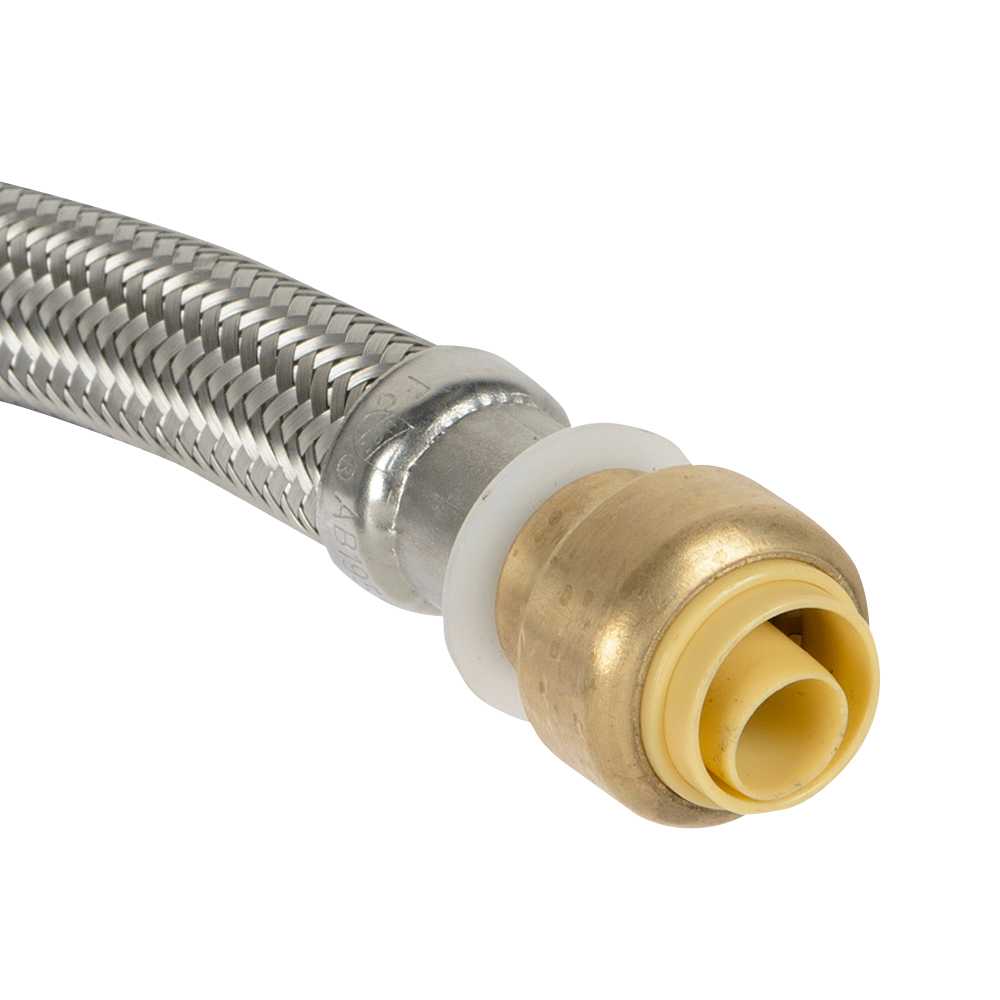 Connecteur tressé 1/2&nbsp;po&nbsp;x&nbsp;1/2&nbsp;po&nbsp;RAP x 18&nbsp;po NEKTRA