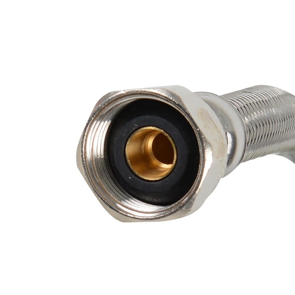 Connecteur tressé pour robinet 1/2&nbsp;po&nbsp;x&nbsp;3/8&nbsp;po x 6&nbsp;po NEKTRA
