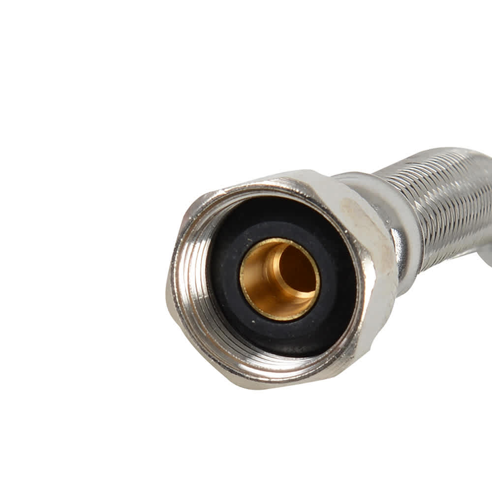 Connecteur tressé pour robinet 1/2&nbsp;po&nbsp;x&nbsp;3/8&nbsp;po x 24&nbsp;po NEKTRA