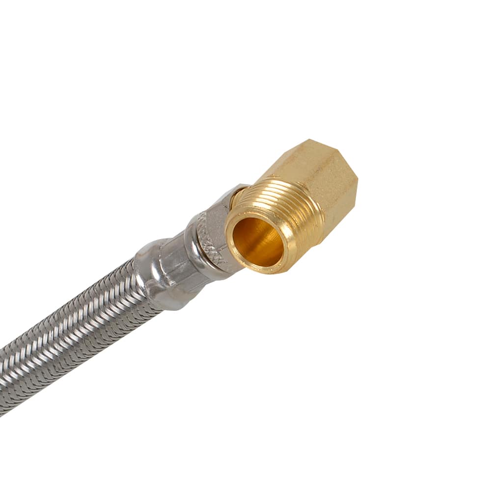 Connecteur tressé pour lave-vaisselle 1/2 po x 3/8 po x 48 po NEKTRA