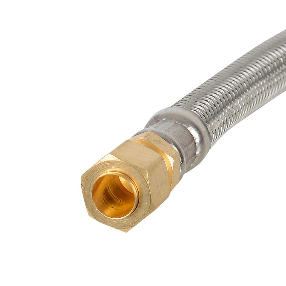 Connecteur tressé pour robinet 3/8&nbsp;po&nbsp;x&nbsp;3/8&nbsp;po x 12&nbsp;po NEKTRA