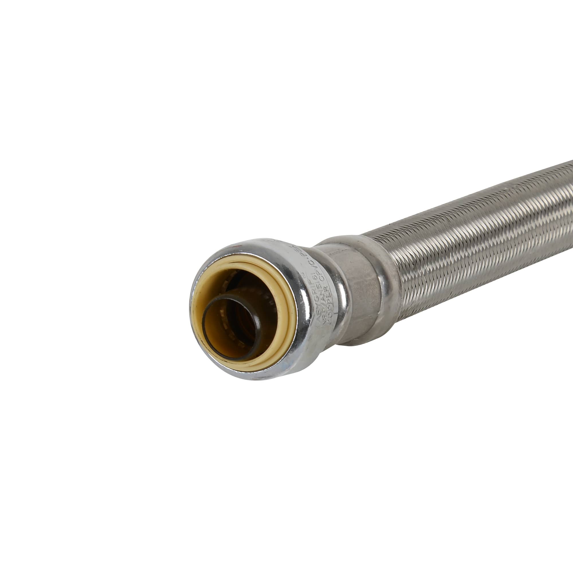 Connecteur tressé pour chauffe-eau 3/4&nbsp;po&nbsp;FPT&nbsp;x&nbsp;3/4&nbsp;po&nbsp;RAP x 18&nbsp;po NEKTRA