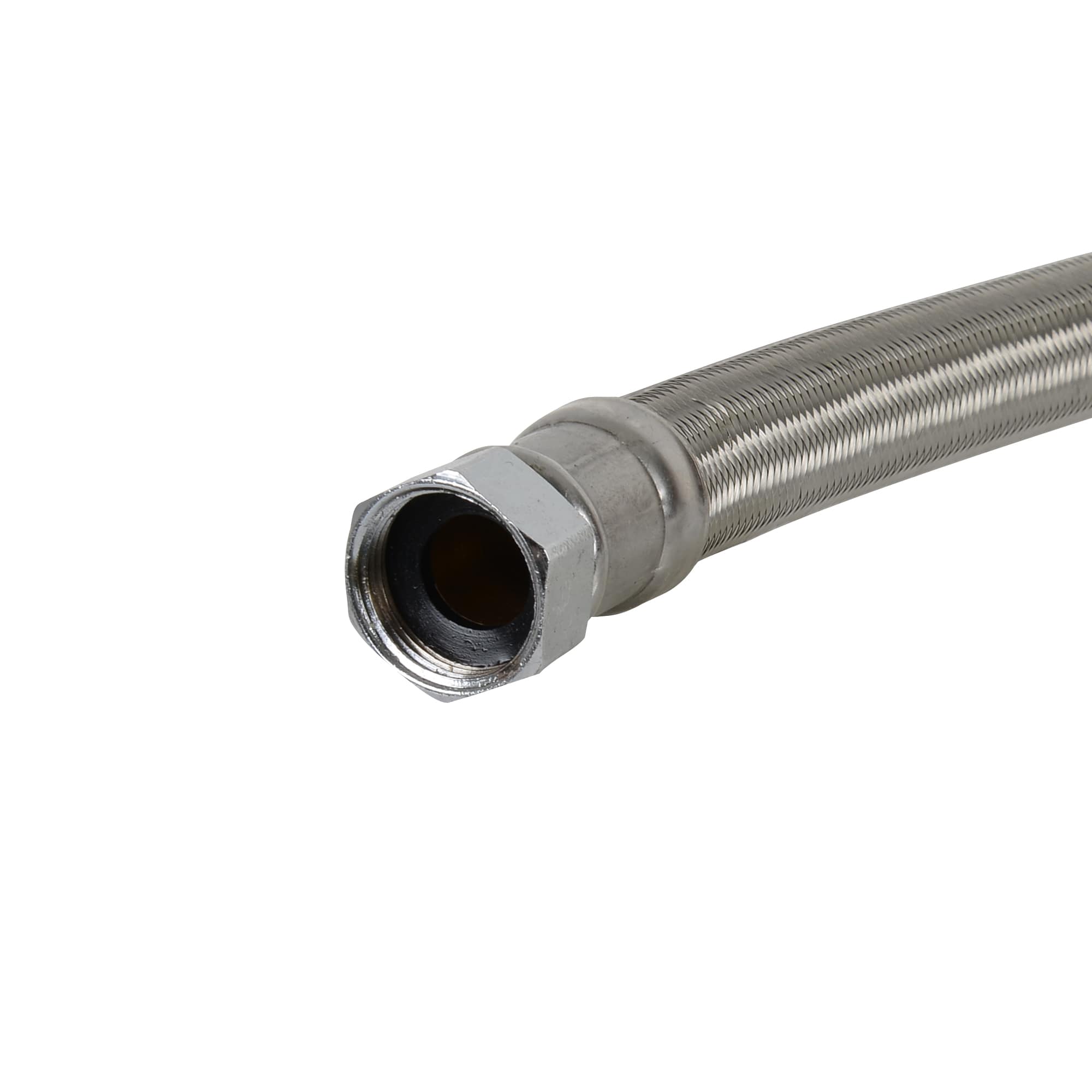 Connecteur tressé pour chauffe-eau 3/4&nbsp;po&nbsp;FPT&nbsp;x&nbsp;3/4&nbsp;po&nbsp;RAP x 18&nbsp;po NEKTRA