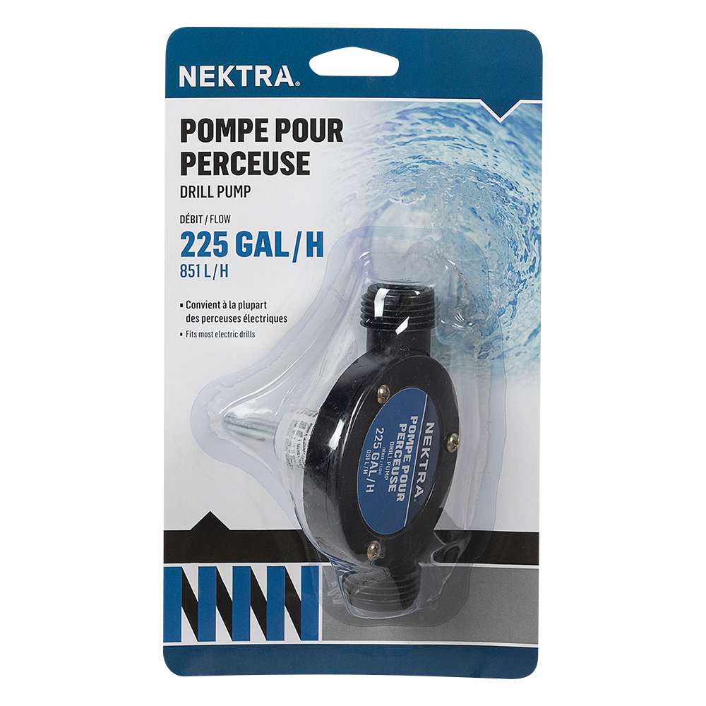 Pompe pour perceuse 851&nbsp;L/heure NEKTRA