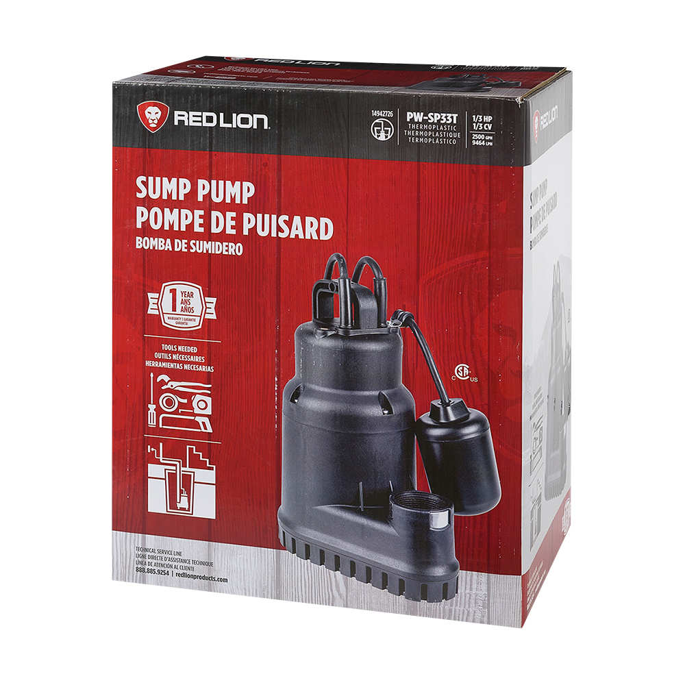 Submersible Sump Pump 1/3 HP