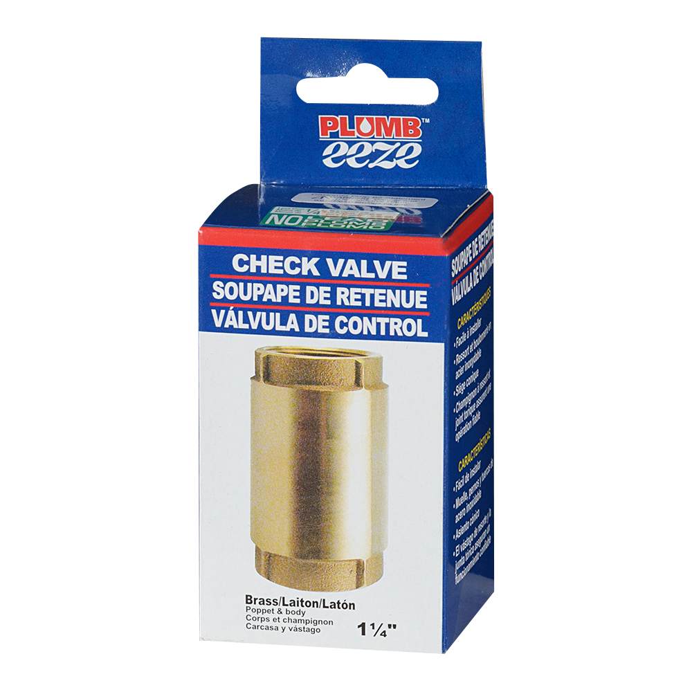 Clapet antiretour pour pompe à jet pour puits 1 1/4 po