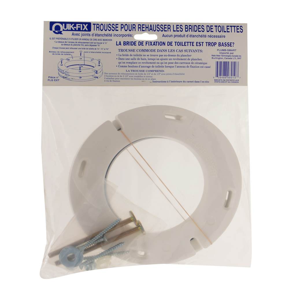 Ensemble de rehaussement de bride de toilette