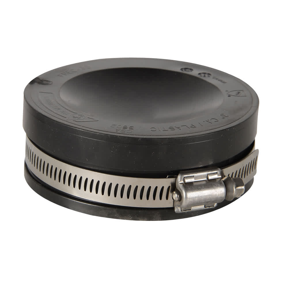 Capuchon d'étanchéité en caoutchouc 3 po