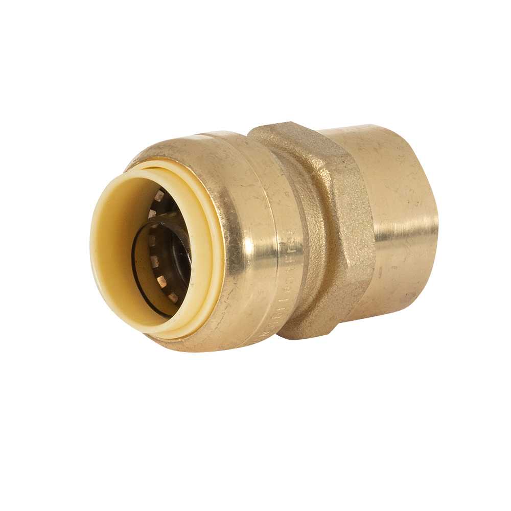 Adaptateur Easy-Grip Push 3/4 po x 3/4 po FPT