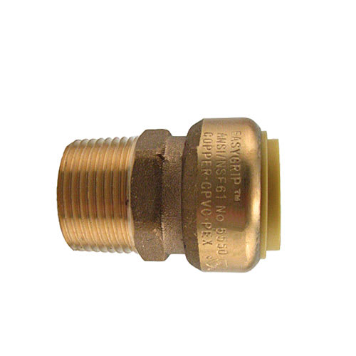 Adaptateur Easy-Grip Push 1/2 po x 1/2 po MPT