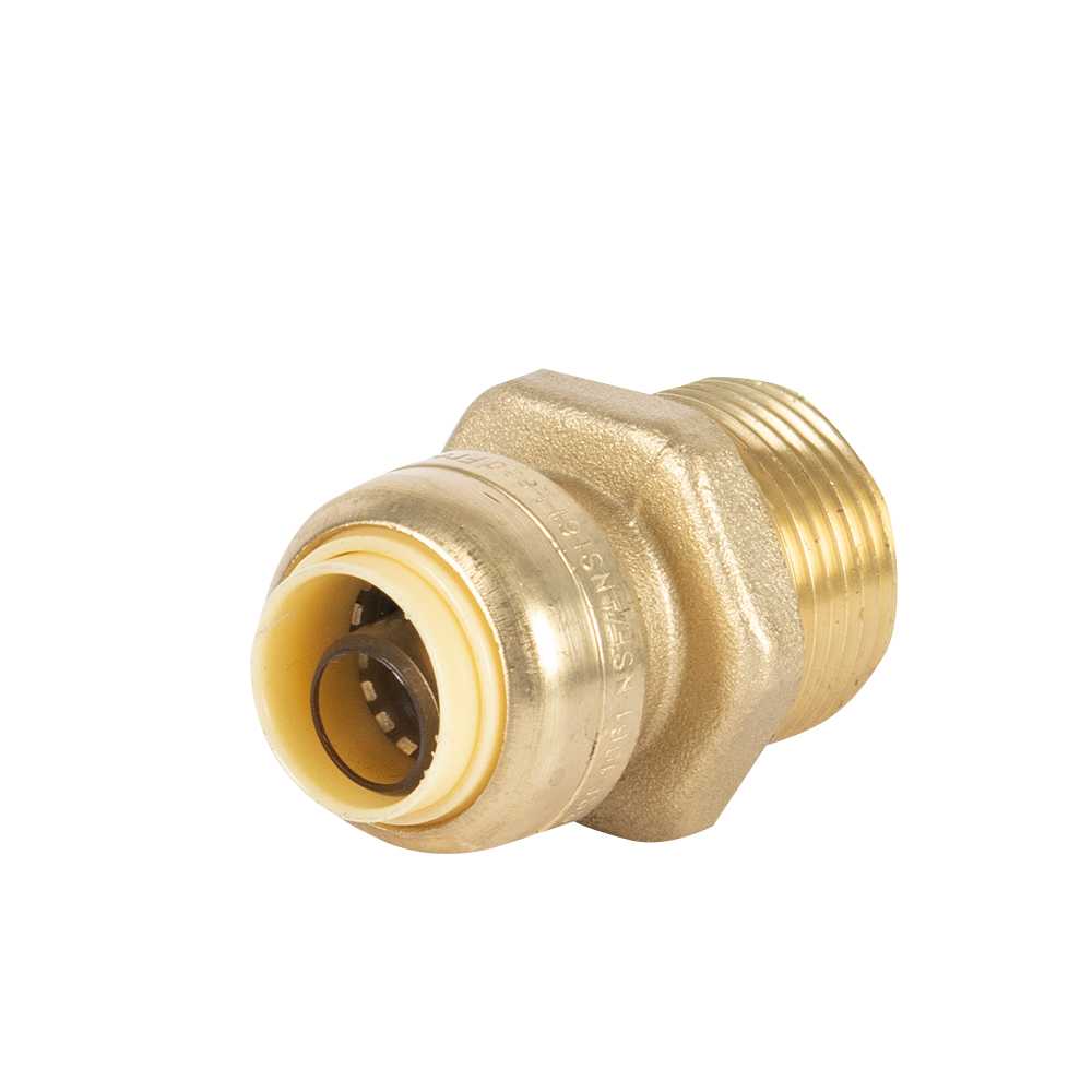 Adaptateur Easy-Grip Push 1/2 po x 3/4 po MPT