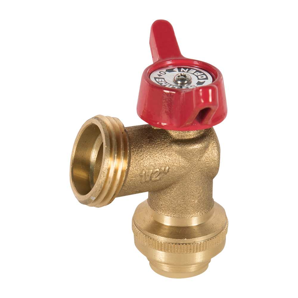 Robinet à bille Push en angle