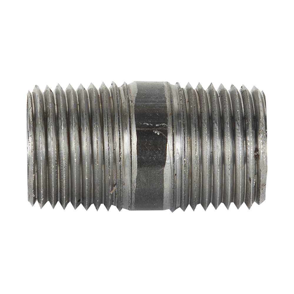 Black Steel Nipple 1/2&nbsp;in.&nbsp;x&nbsp;1&nbsp;1/2&nbsp;in.