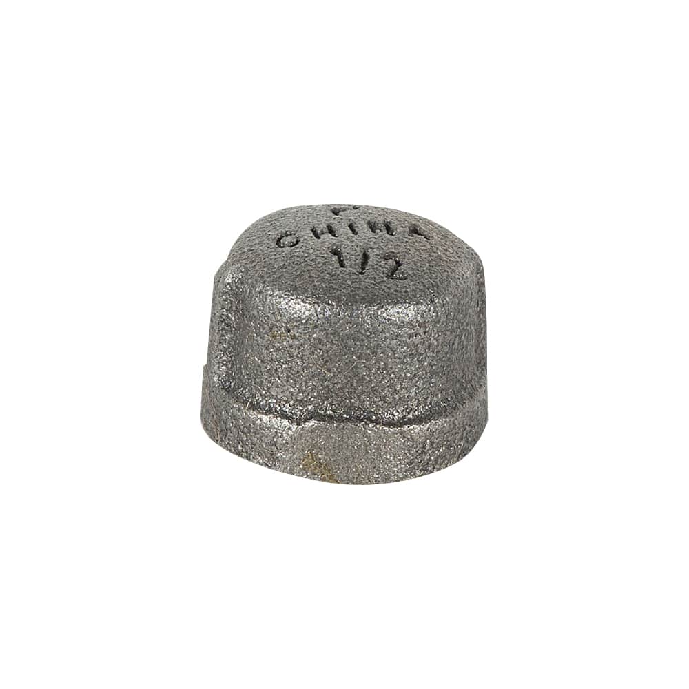 Capuchon femelle en acier noir 1/2&nbsp;po