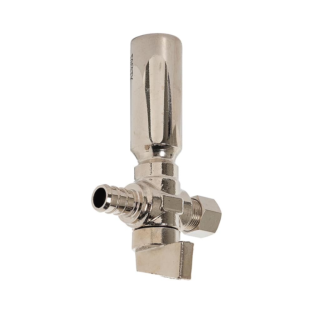 Robinet droit antibélier PEX 1/2 po x 3/8 po compression