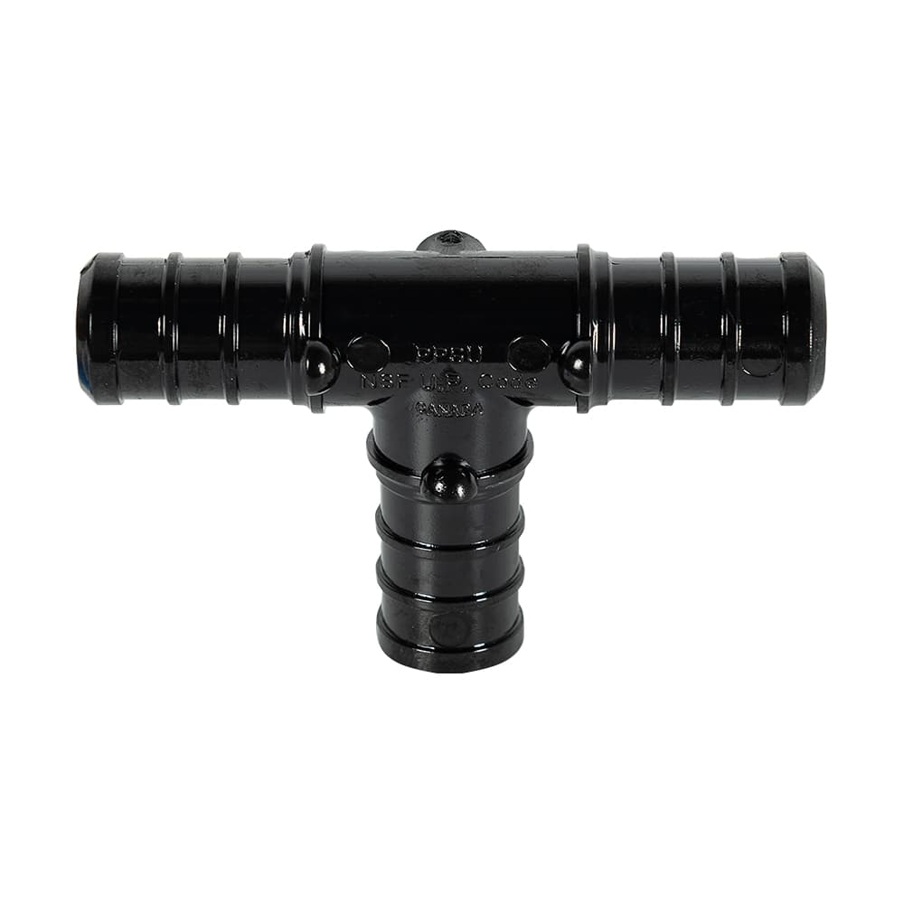 Raccord en Té en poly PEX 3/4 po x 3/4 po x 3/4 po