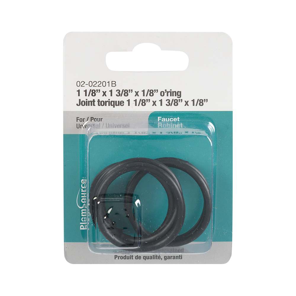 Joints toriques 1&nbsp;1/8&nbsp;po&nbsp;x&nbsp;1&nbsp;3/8&nbsp;po Pqt/6