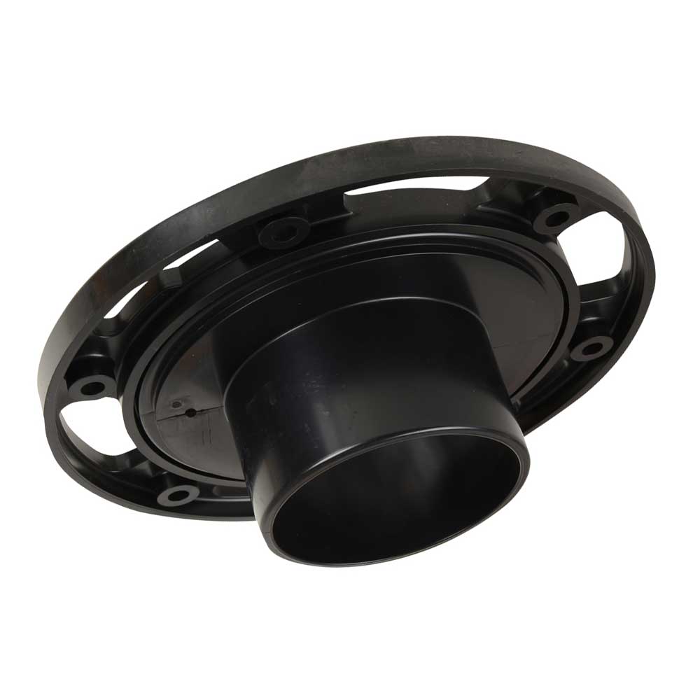 Bride de toilette d'insertion ABS 4 po x 3 po