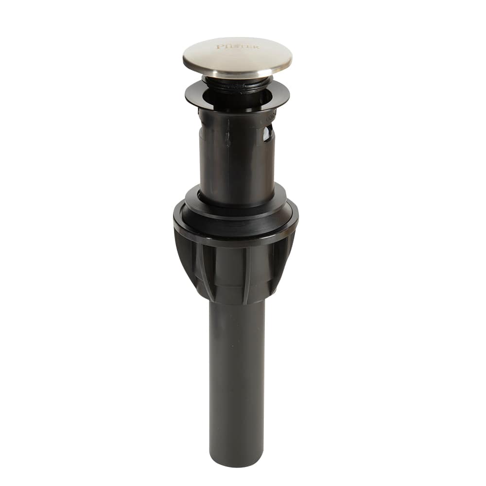 Bonde de vidange à poussoir Push&Seal nickel brossé